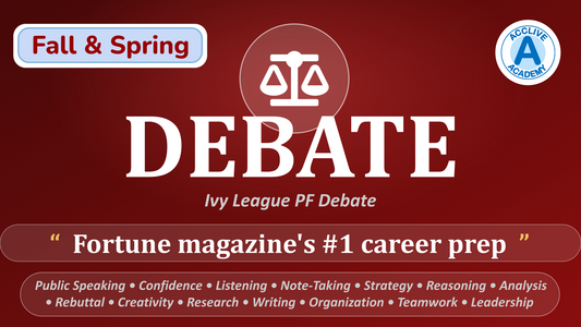Fall & Spring Ivy League Debate Teams - Enroll Early for Best Spots & Discounts