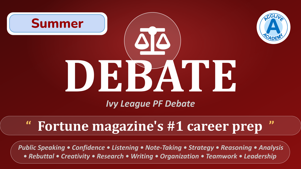 Summer Ivy League Debate Teams - Enroll Early for Best Spots and Discounts