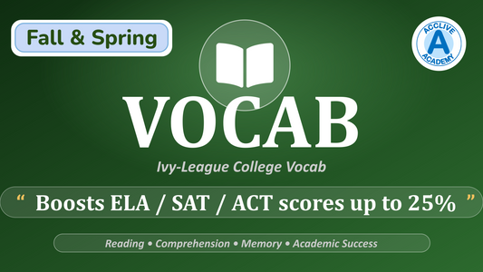 Fall & Spring Ivy League Vocab Teams - Enroll Early for Best Spots & Discounts