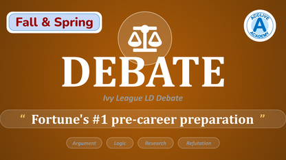 Fall & Spring Ivy League LD Debate Teams - Enroll Early for Best Spots & Discounts